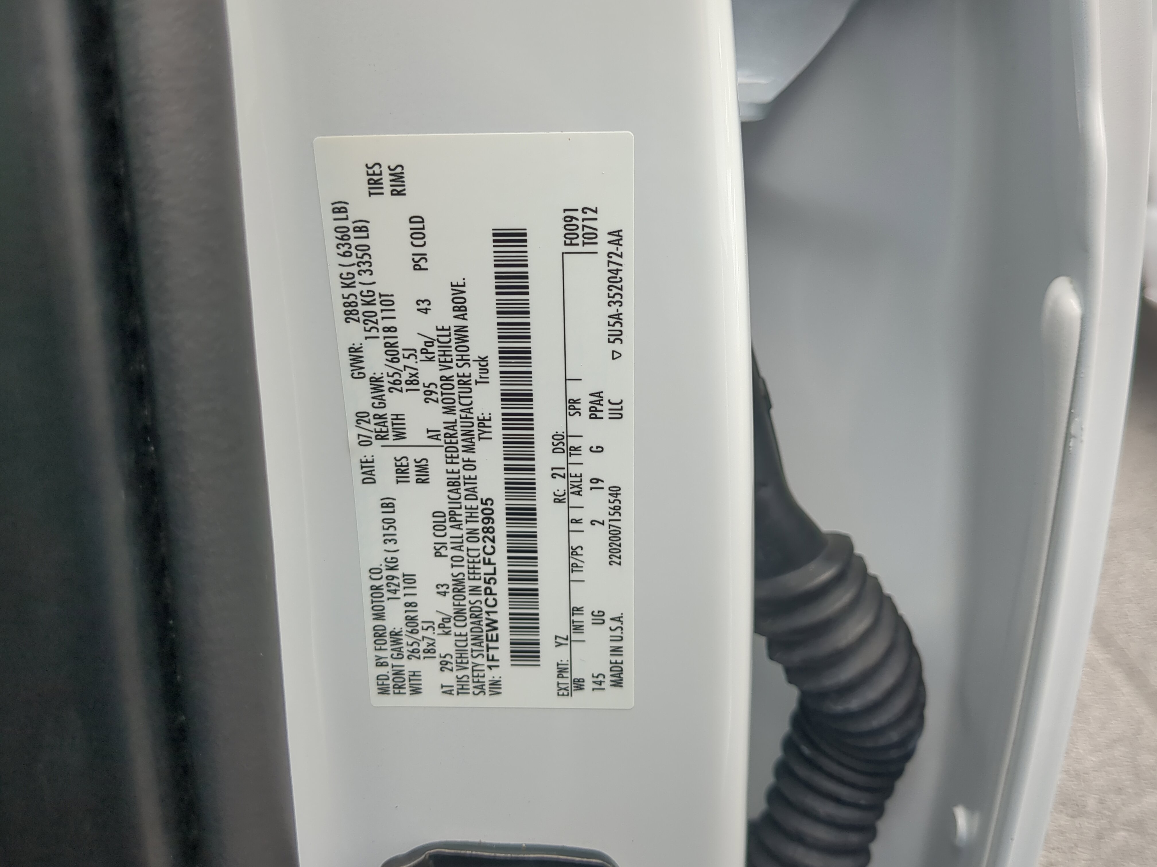 Certified 2020 Ford F150 XLT w/ Equipment Group 302A Luxury RWD image 27