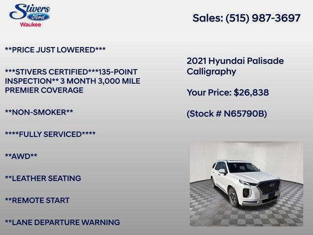 Used 2021 Hyundai Palisade Calligraphy AWD/4WD image 8