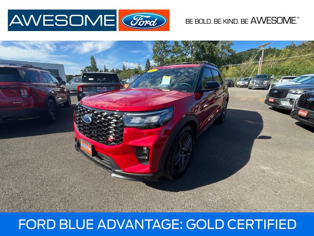 Certified 2025 Ford Explorer ST w/ Sun And Sound Package AWD/4WD 360° Tour