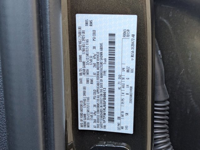 Certified 2025 Ford F150 Raptor w/ Equipment Group 803A Raptor R image 27