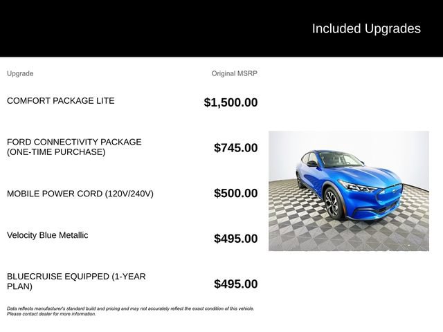 Certified 2025 Ford Mustang Mach-E Select w/ Comfort Package Lite AWD/4WD image 6