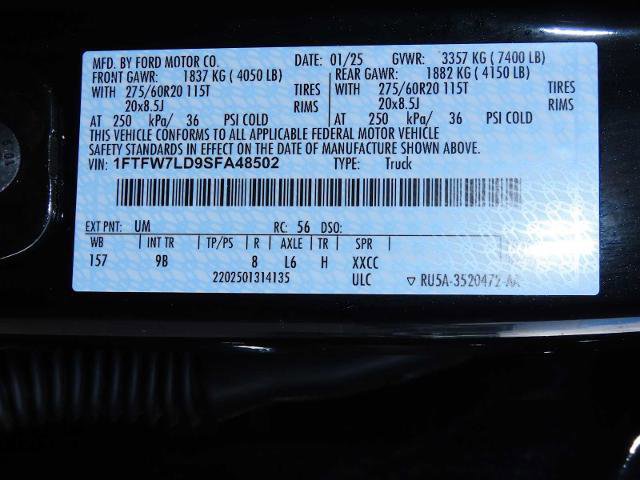 Certified 2025 Ford F150 Platinum w/ Equipment Group 702A High image 38