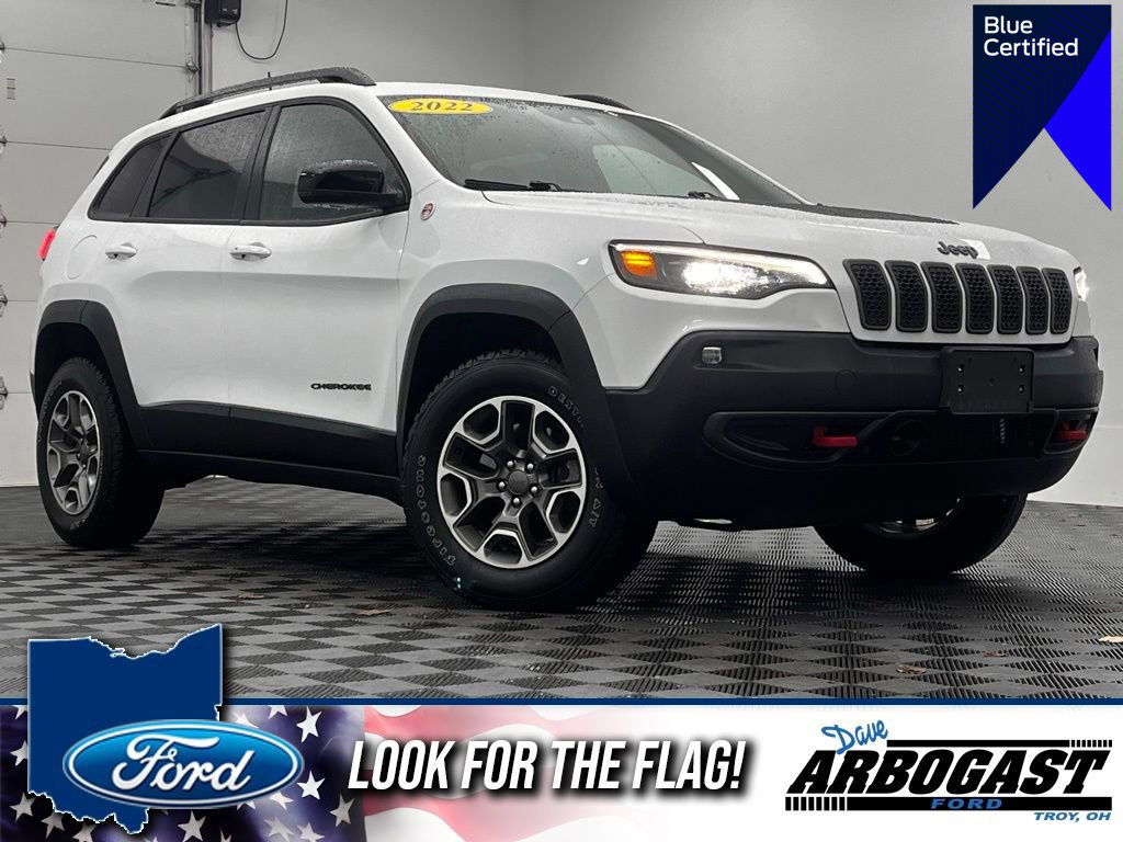 Used 2022 Jeep Cherokee Trailhawk w/ Premium Leather Package image 1