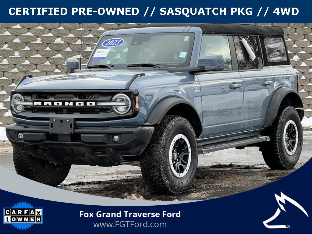 Certified 2023 Ford Bronco Outer Banks w/ Sasquatch Package