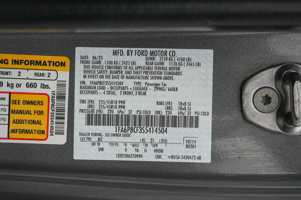 Certified 2025 Ford Mustang GT RWD image 28