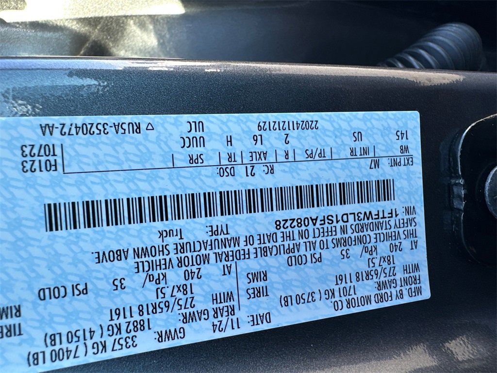 Certified 2025 Ford F150 XLT w/ Equipment Group 301A Standard image 29