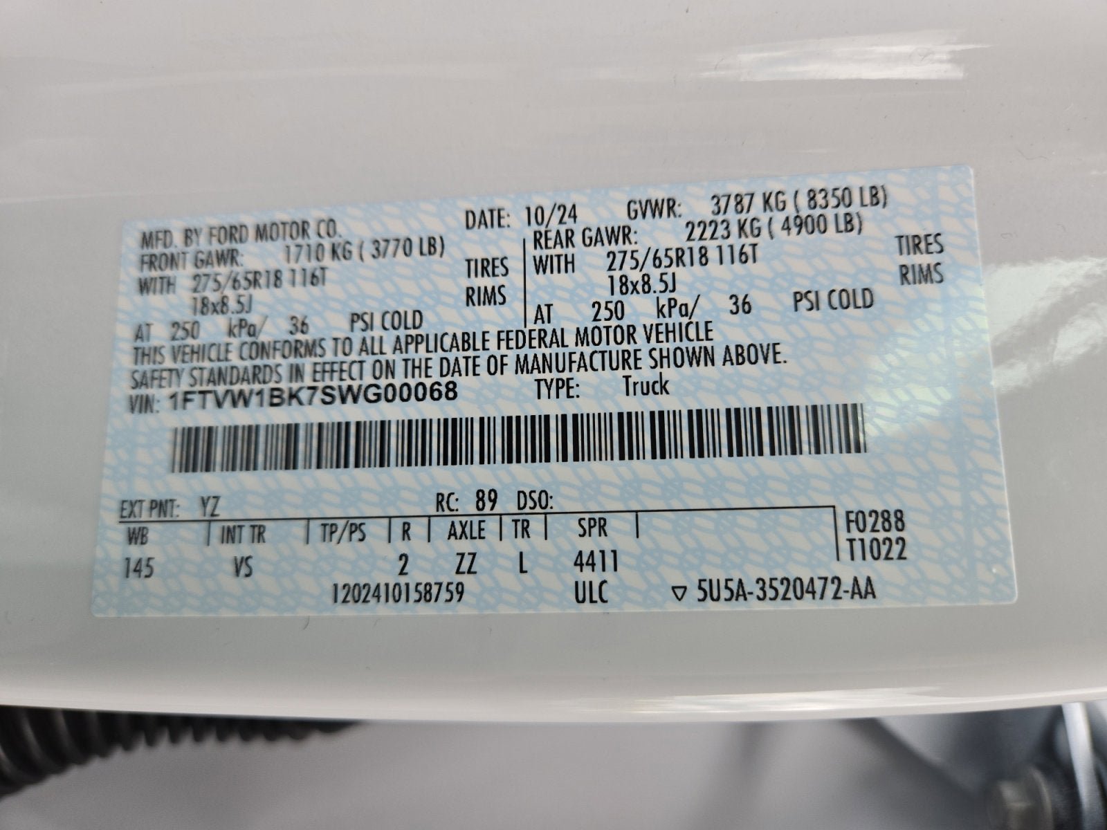 Certified 2025 Ford F150 Lightning Pro AWD/4WD image 27