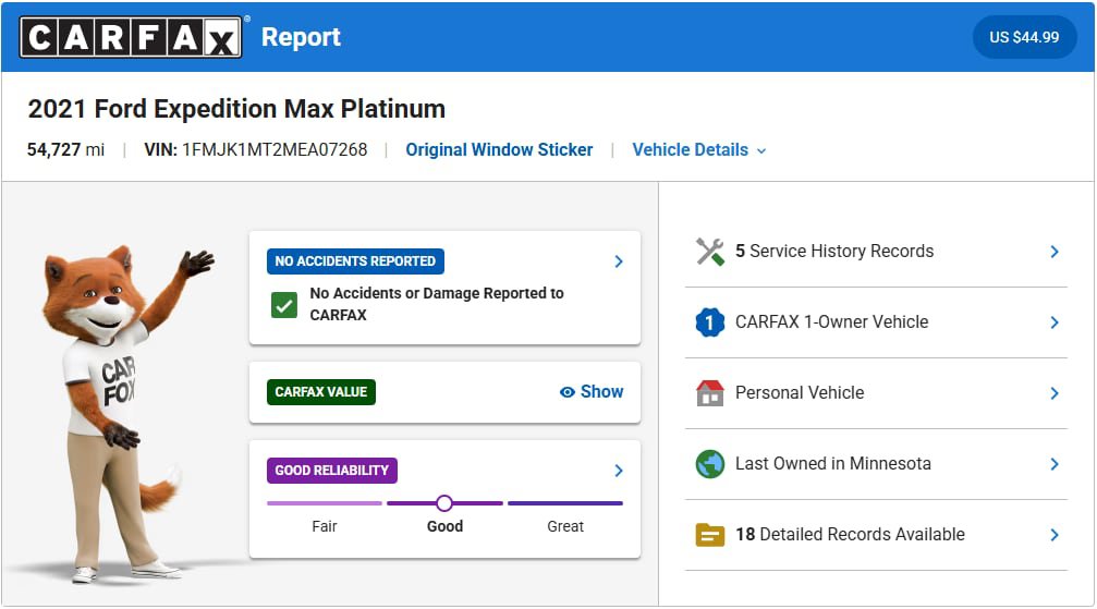 Certified 2021 Ford Expedition Max Platinum AWD/4WD image 2