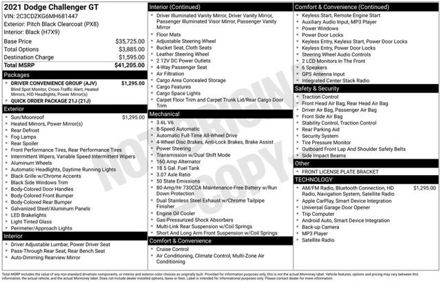 Used 2021 Dodge Challenger GT w/ Driver Convenience Group image 2