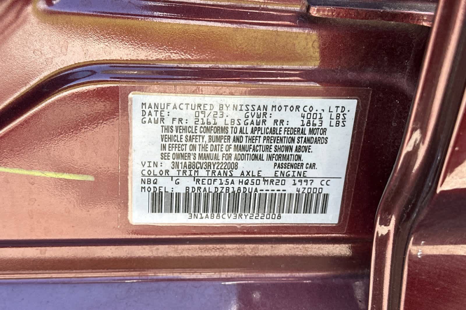 Used 2024 Nissan Sentra SV FWD image 28
