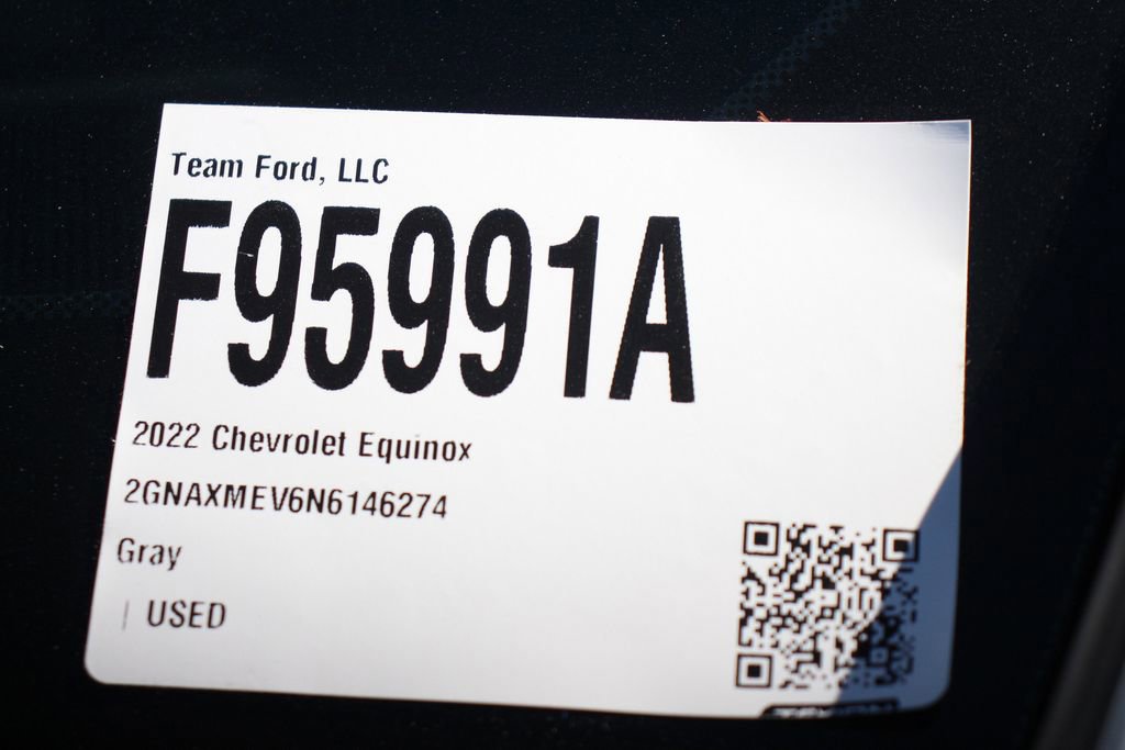 Used 2022 Chevrolet Equinox RS w/ Infotainment Package image 30
