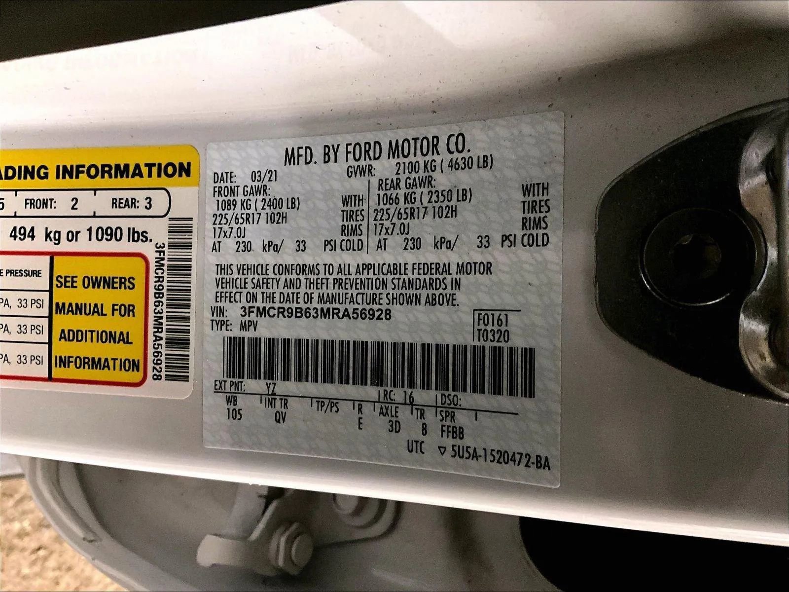 Certified 2021 Ford Bronco Sport Big Bend image 32