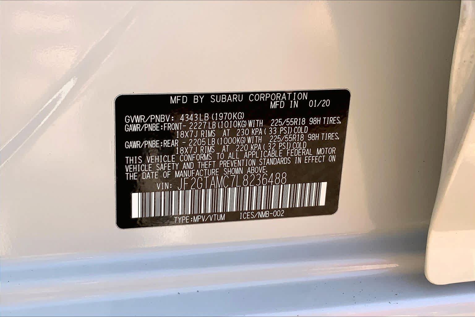 Used 2020 Subaru Crosstrek 2.0i Limited w/ Popular Package #3 AWD/4WD image 37