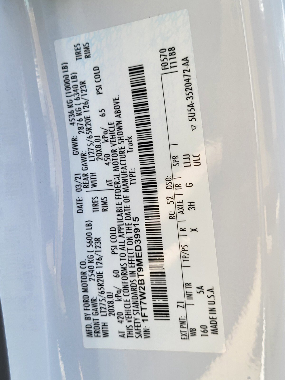 Certified 2021 Ford F250 Lariat w/ Lariat Ultimate Package image 35