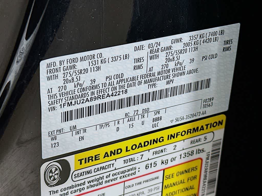 Certified 2024 Ford Expedition Limited AWD/4WD image 23