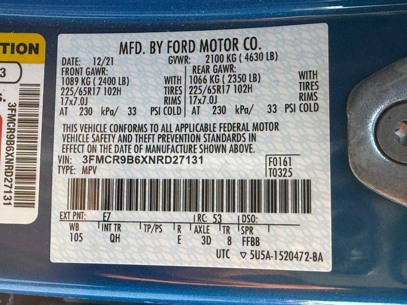 Certified 2022 Ford Bronco Sport Big Bend w/ Convenience Package image 25