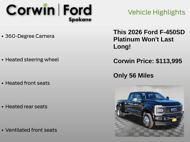 Certified 2026 Ford F450 Platinum AWD/4WD image 13