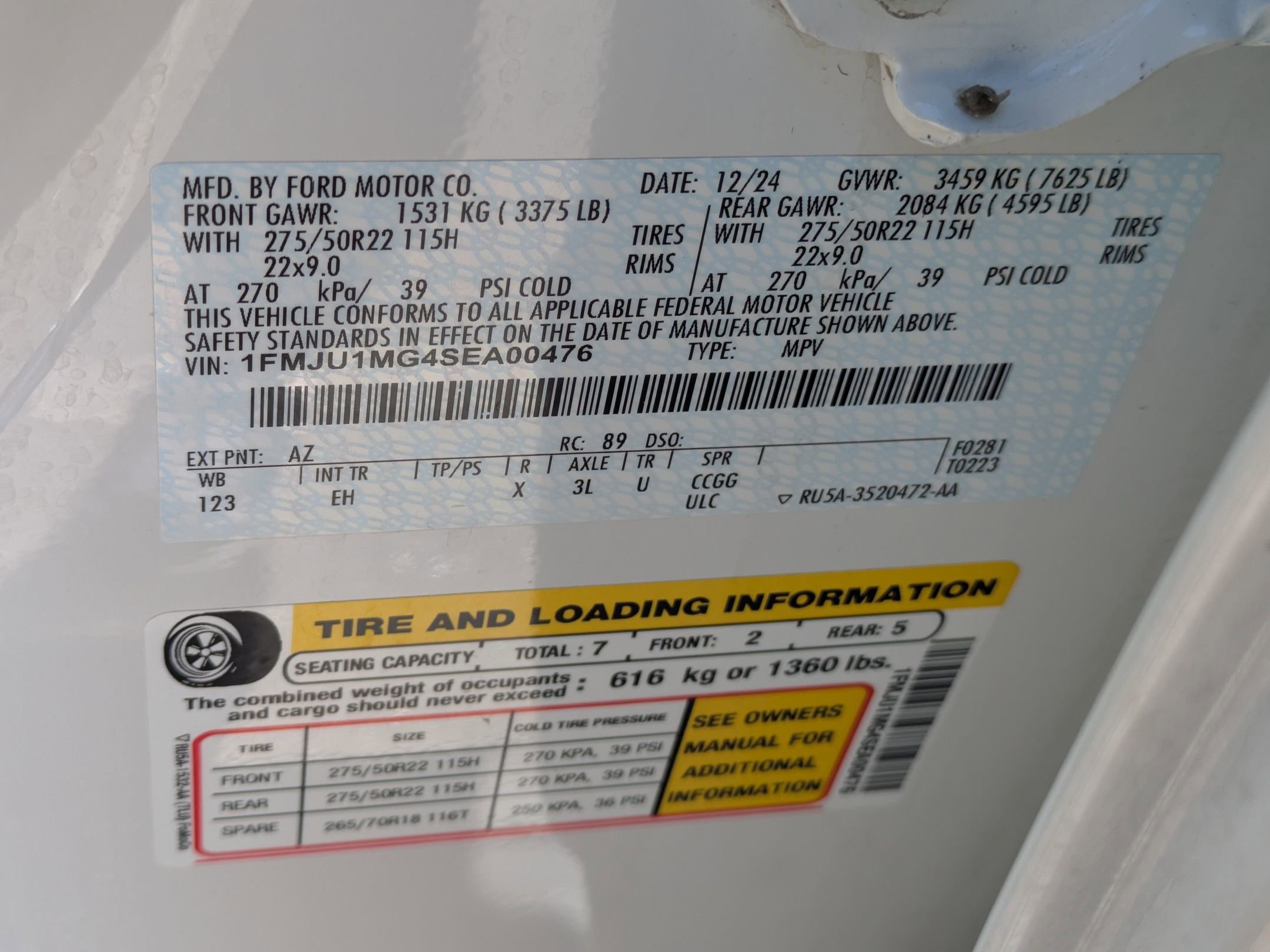 Certified 2025 Ford Expedition Platinum w/ Stealth Performance Package image 45