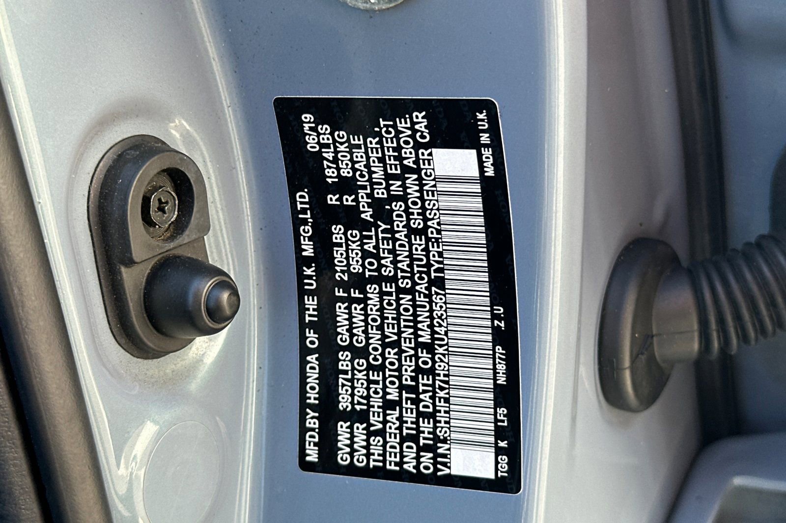 Used 2019 Honda Civic Sport Touring image 30