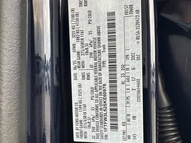 Certified 2025 Ford F150 XLT w/ Equipment Group 302A MID AWD/4WD image 36