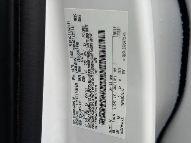 Certified 2019 Ford Escape SE AWD/4WD image 36