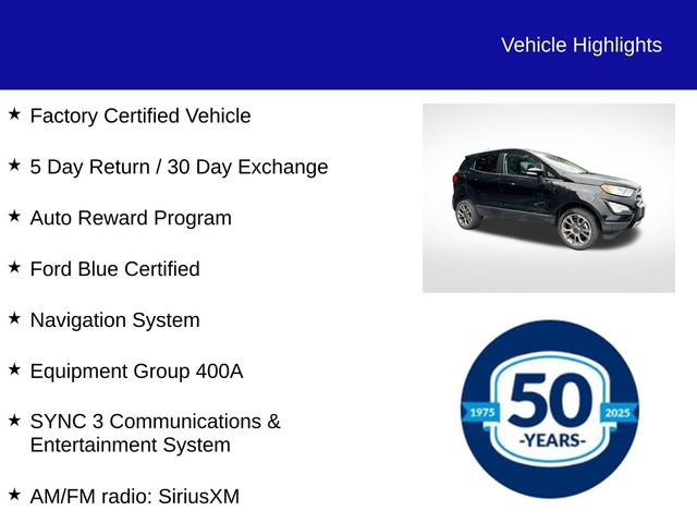 Certified 2021 Ford EcoSport Titanium AWD/4WD image 5