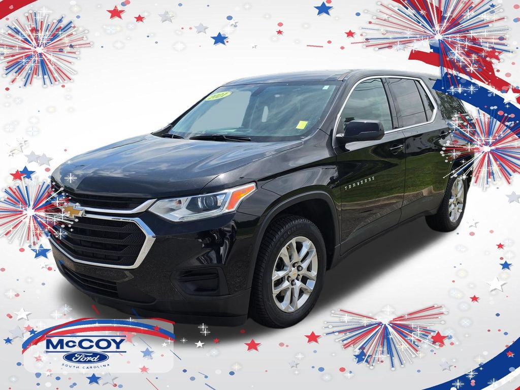 Used 2021 Chevrolet Traverse LS FWD image 1