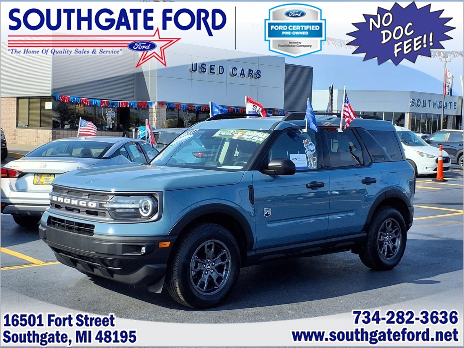 Certified 2023 Ford Bronco Sport Big Bend w/ Convenience Package