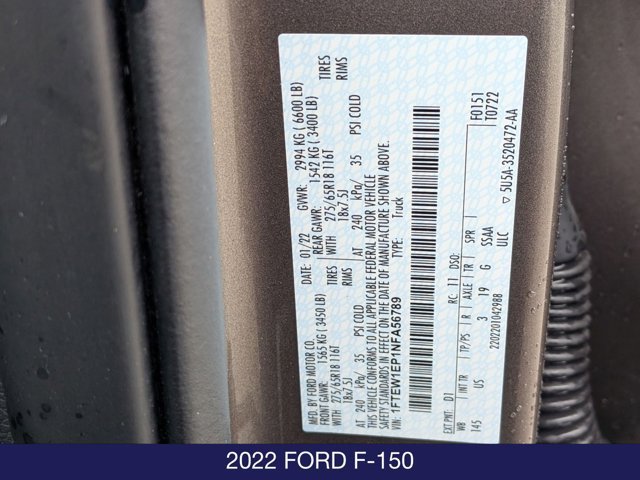 Certified 2022 Ford F150 XLT w/ Equipment Group 302A High AWD/4WD image 29