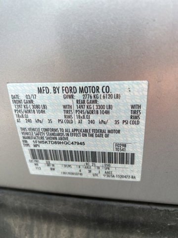 Certified 2017 Ford Explorer XLT w/ Equipment Group 202A FWD image 6