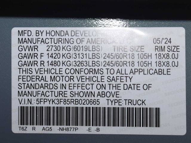 Used 2024 Honda Ridgeline Black Edition image 35