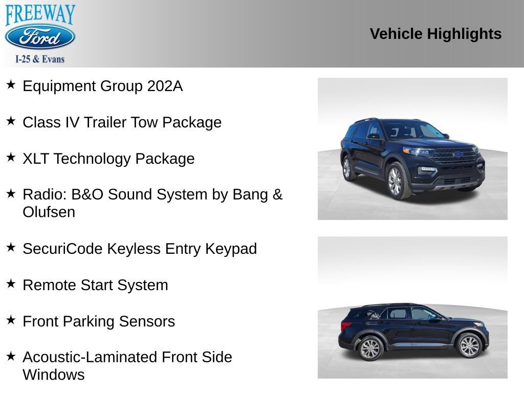 Certified 2023 Ford Explorer XLT w/ Equipment Group 202A image 8