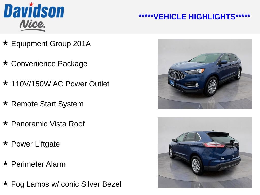 Certified 2023 Ford Edge SEL w/ Convenience Package AWD/4WD image 4