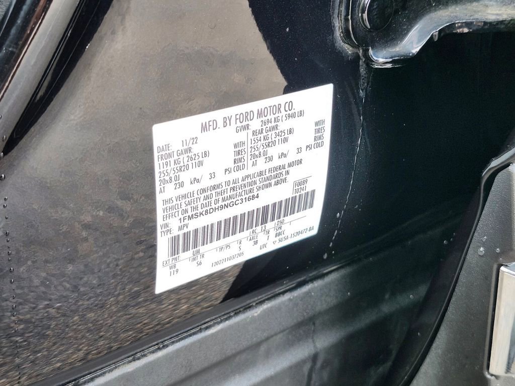 Certified 2022 Ford Explorer XLT w/ Equipment Group 202A image 37