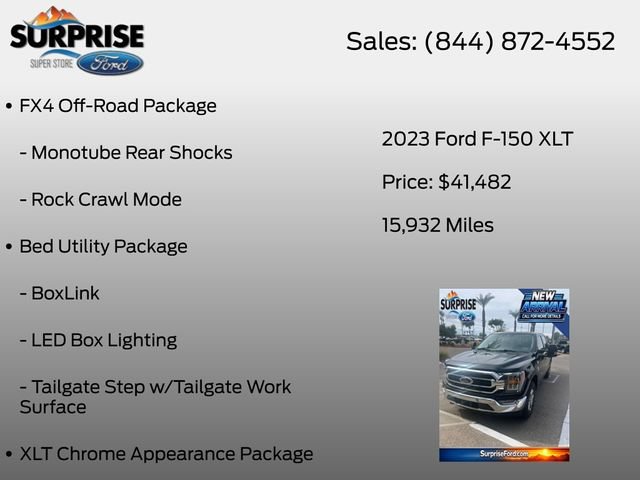 Certified 2023 Ford F150 XLT w/ Equipment Group 302A High AWD/4WD image 24