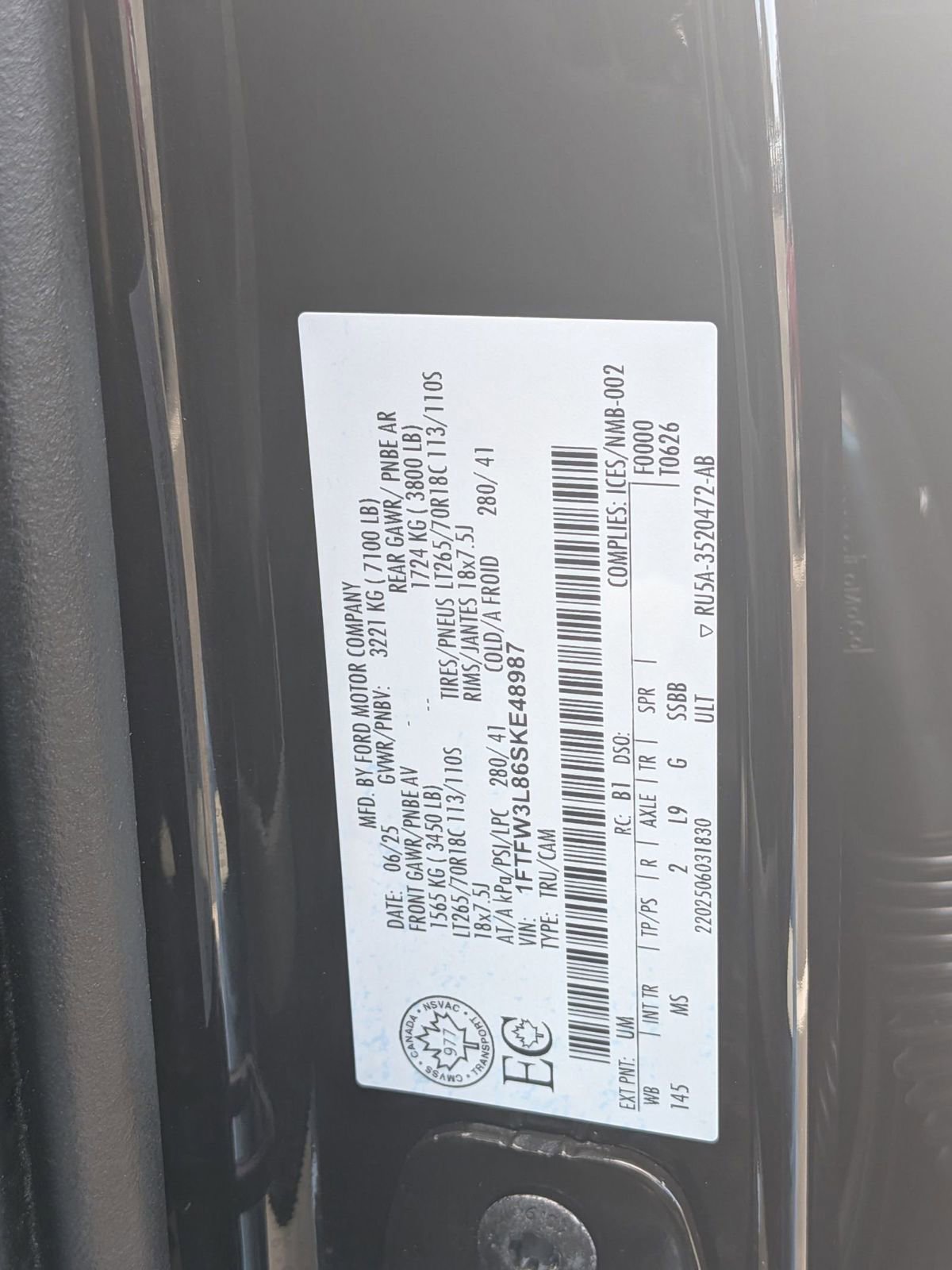 Certified 2025 Ford F150 XLT w/ Equipment Group 301A Standard AWD/4WD image 33