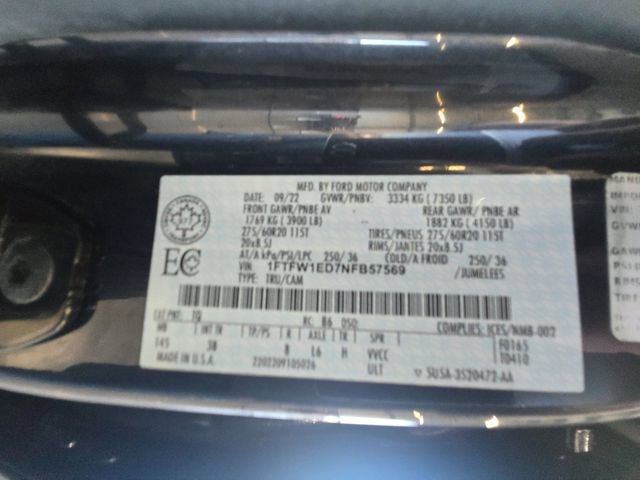 Certified 2022 Ford F150 Platinum AWD/4WD image 25