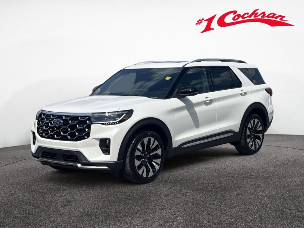 Certified 2025 Ford Explorer Platinum w/ LUX Leather Package AWD/4WD image 12