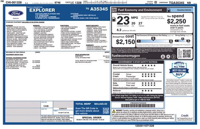 Certified 2026 Ford Explorer Platinum AWD/4WD image 43