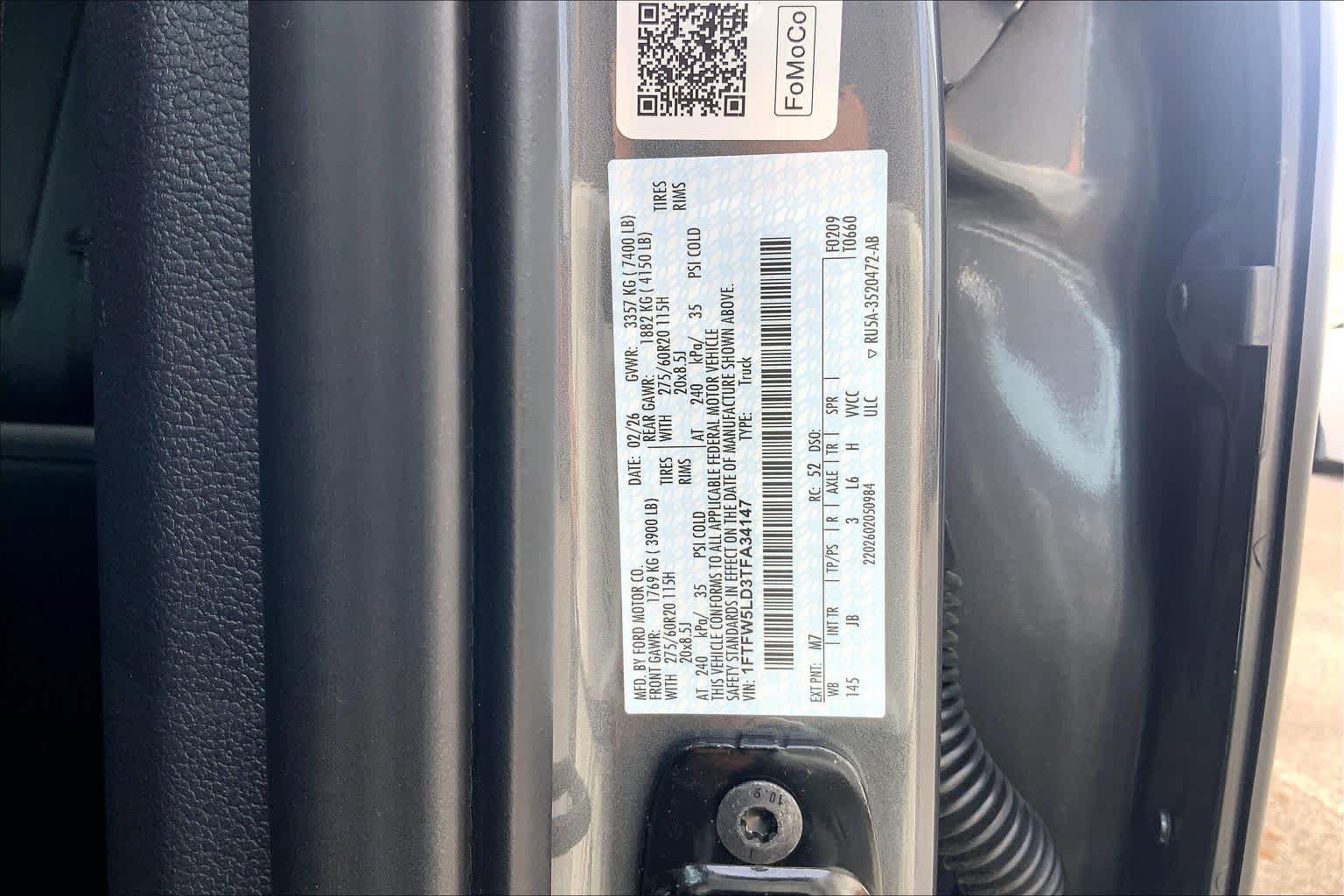 Certified 2026 Ford F150 Lariat w/ Equipment Group 501A Mid AWD/4WD image 37