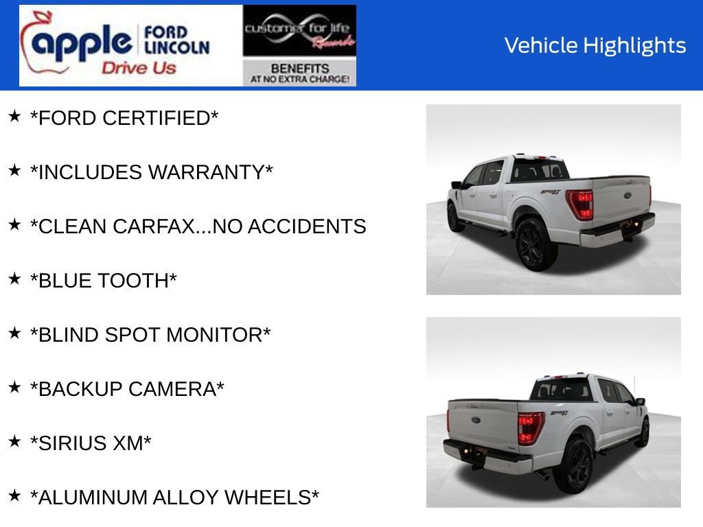 Certified 2023 Ford F150 XLT w/ Equipment Group 302A High image 11