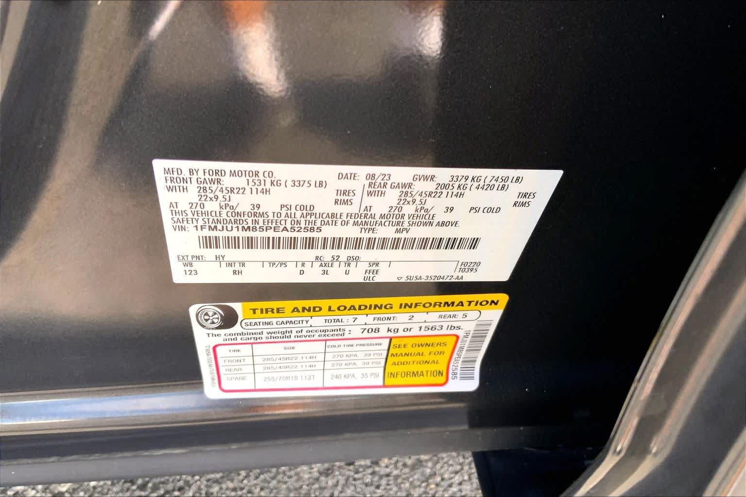 Certified 2023 Ford Expedition Platinum AWD/4WD image 34