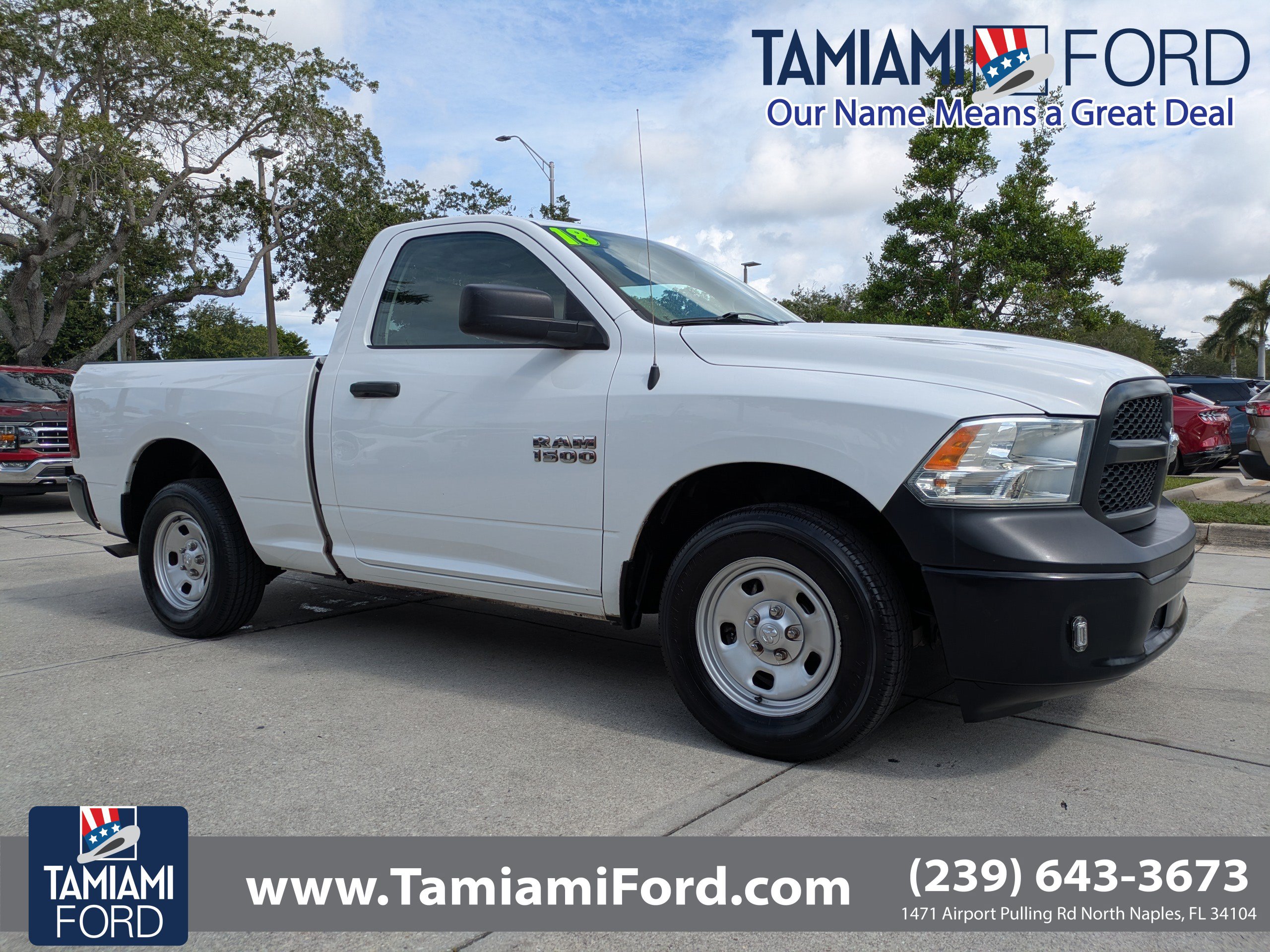 Used 2018 RAM 1500 Tradesman w/ Power & Remote Entry Group RWD image 1