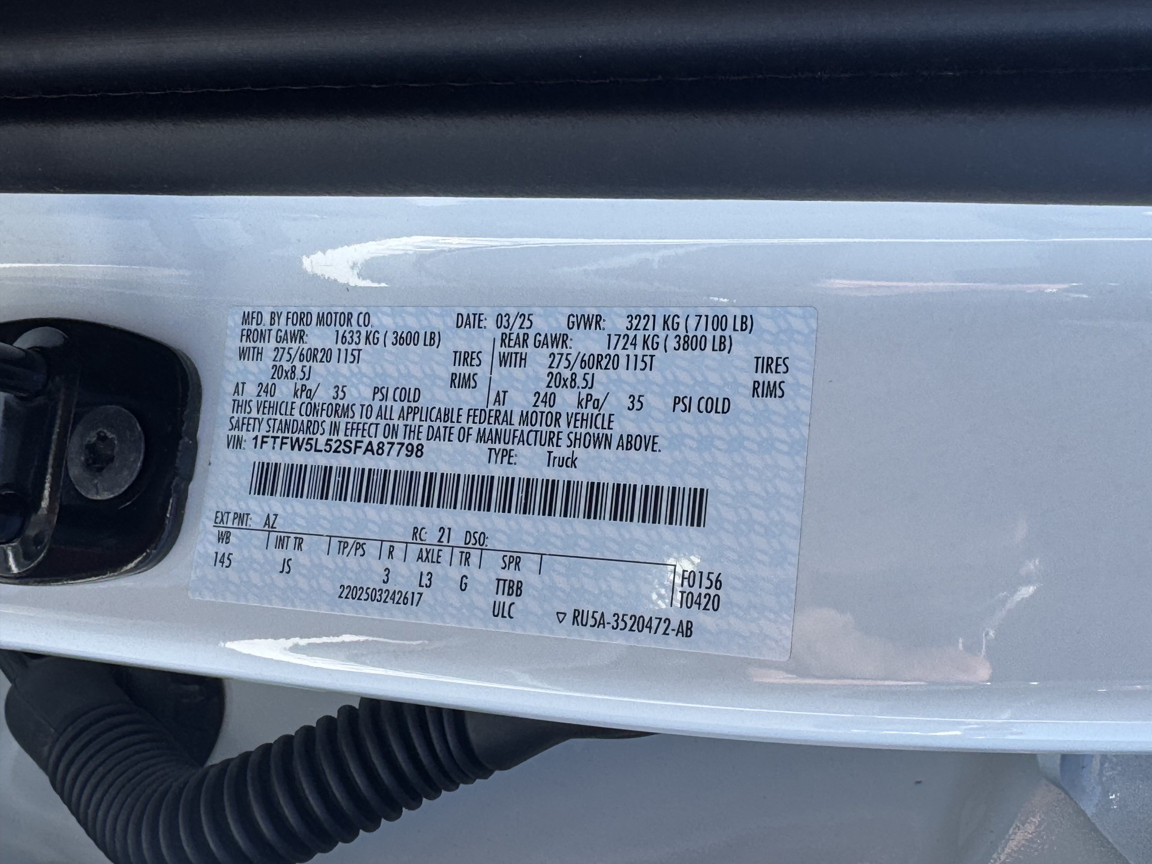 Certified 2025 Ford F150 Lariat w/ Equipment Group 501A Mid AWD/4WD image 36