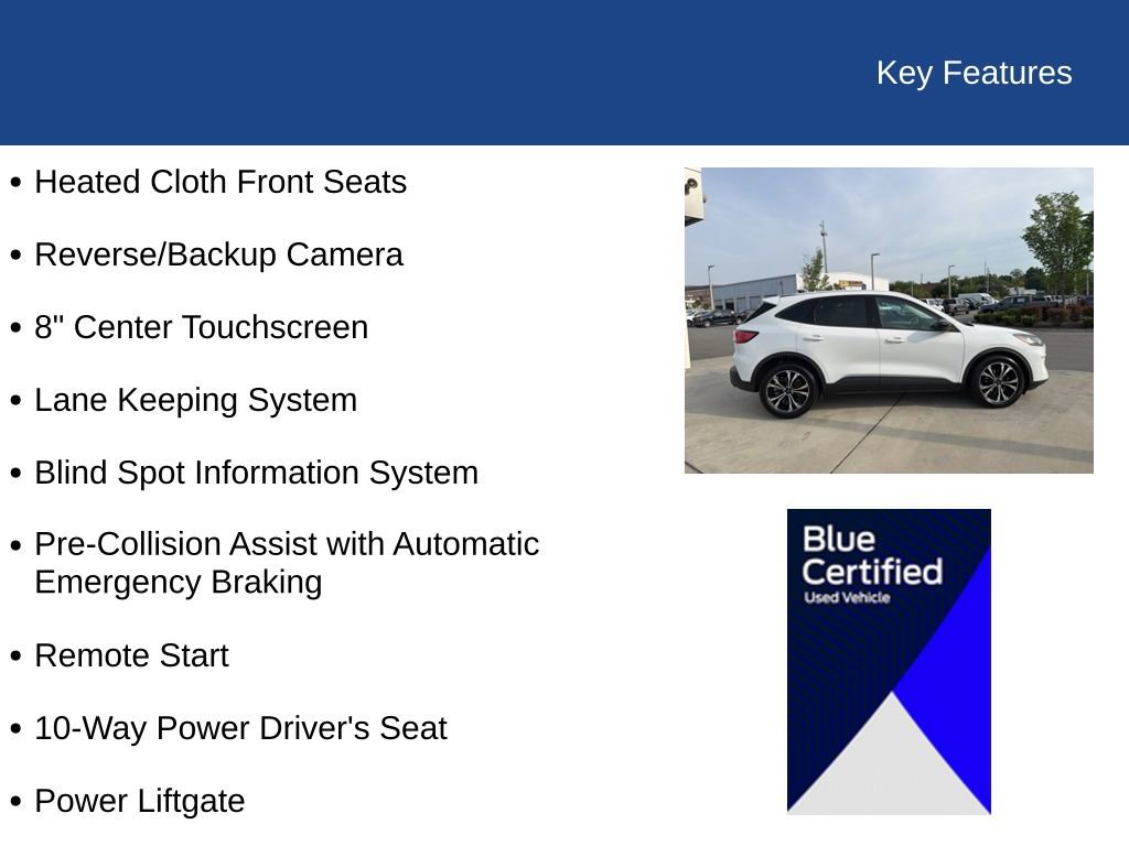 Certified 2021 Ford Escape SE w/ SE Sport Appearance Package FWD image 31