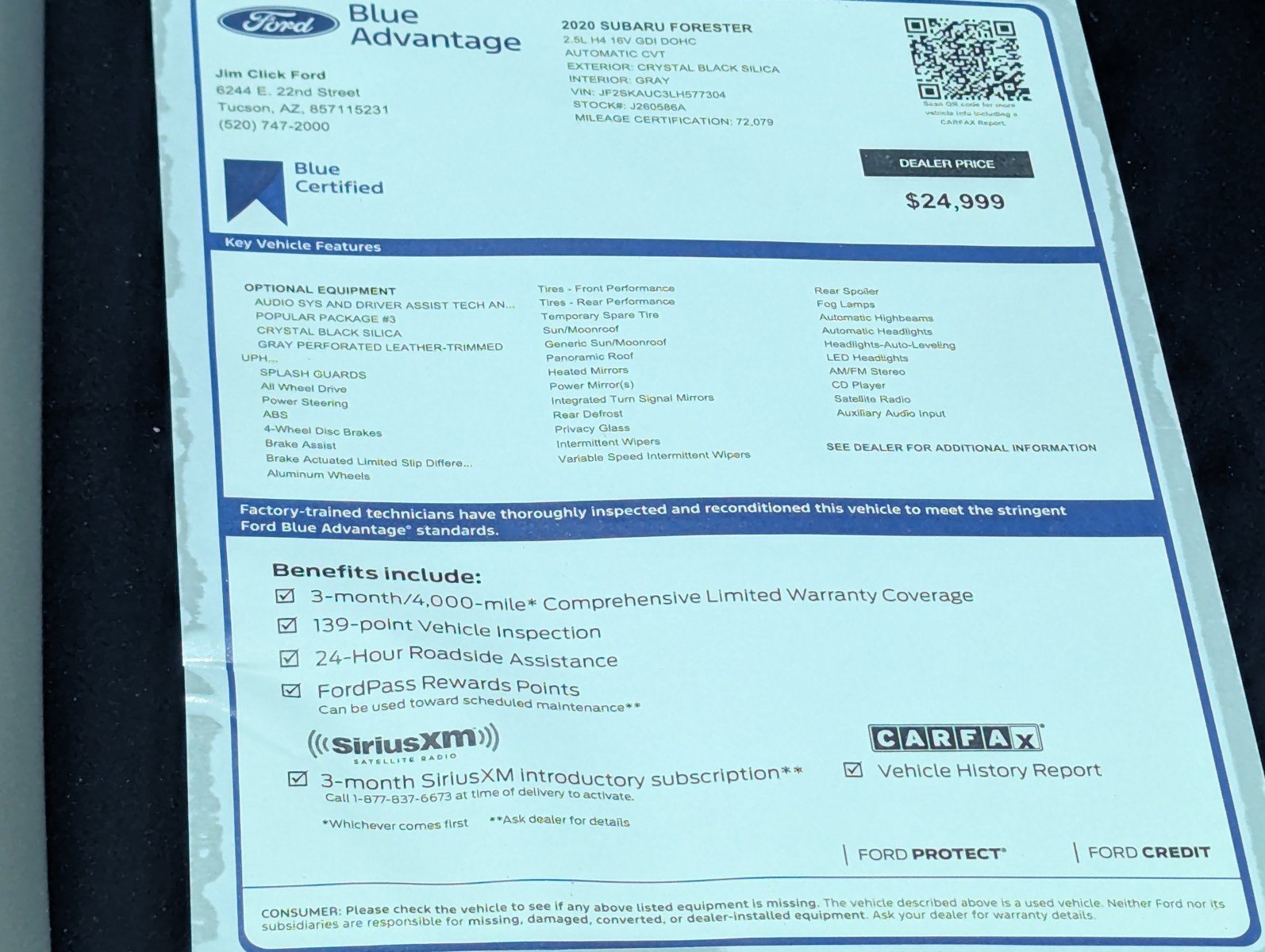 Used 2020 Subaru Forester Limited w/ Popular Package #3 AWD/4WD image 14