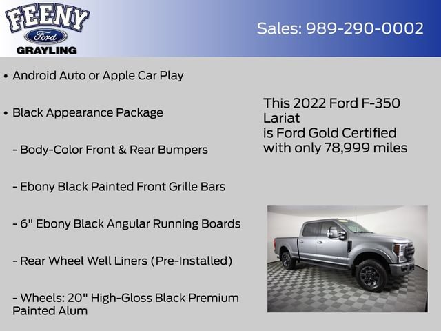 Certified 2022 Ford F350 Lariat w/ Tremor Off-Road Package AWD/4WD image 9