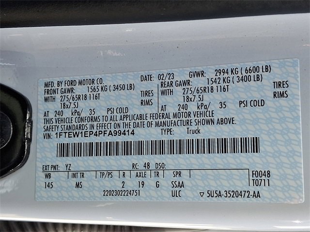 Certified 2023 Ford F150 XLT w/ Equipment Group 302A High image 27