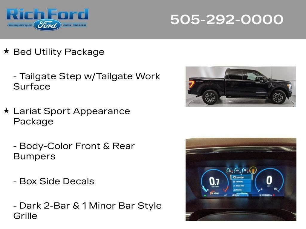 Certified 2023 Ford F150 Lariat w/ Max Trailer Tow Package AWD/4WD image 97