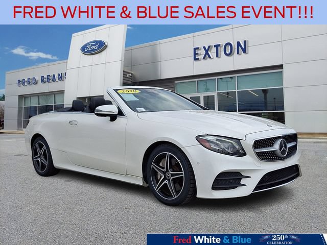 Used 2018 Mercedes-Benz E 400 4MATIC Cabriolet